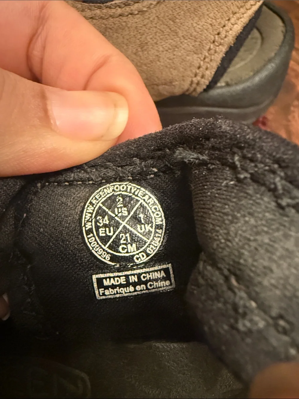 Keen Kids Brown and Black Closed-Toe Outdoor Sandals